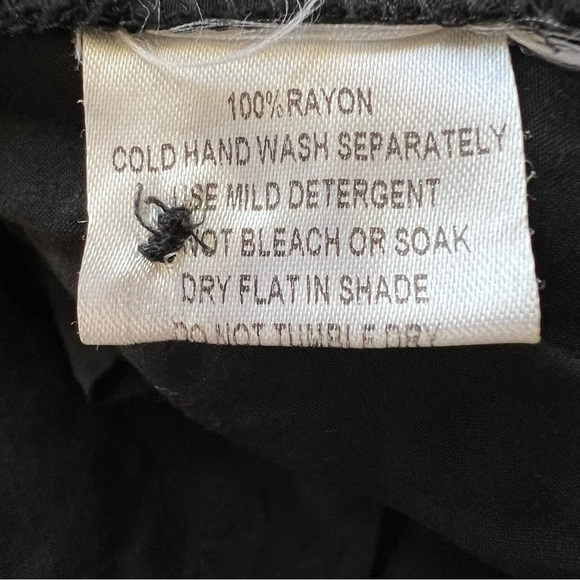 Alpha60 rayon oversized long sleeve black dress 26248 - Picture 8 of 8